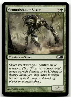Groundshaker Sliver #177 (NM) Magic 2014 M14 Magic MTG - Image 1