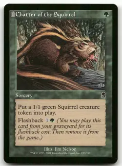 Chatter of the Squirrel #233 (NM) Odyssey ODY Magic MTG - Image 1