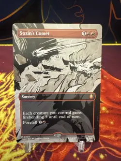 Sozin's Comet (0309) (Borderless) Avatar: The Last Airbender Regular - Image 1
