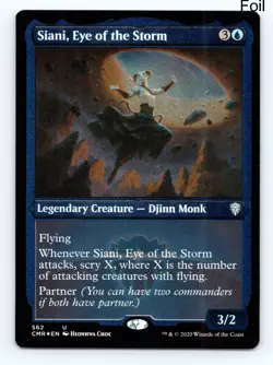 MTG Siani, Eye of the Storm (Foil Etched) Foil U Commander Legends 562 NM - Image 1