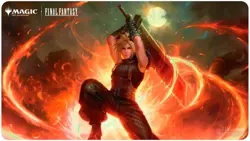Ultra Pro - Final Fantasy Cloud, Ex-SOLDIER Playmat for Magic: The Gathering - Image 1