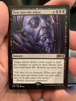 Peer into the Abyss ~ Core 2021 [ NearMint ] [ Magic MTG ] - Image 1
