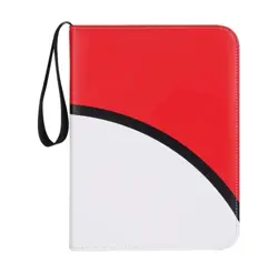 Pokemon Card Binder Zipper Game Card Collection Bag Pokemon 4-Pocket 400 Cards - Image 1