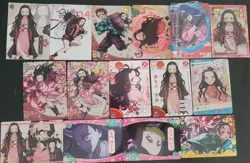 Nezuko Kamado Card Lot - Demon Slayer Anime CCG 15 Cards Waifu - Image 1