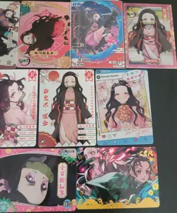 Nezuko Kamado Card Lot - Demon Slayer Anime CCG 15 Cards Waifu - Image 4
