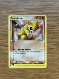 Pokemon Sandshrew 75/100 EX Sandstorm - LP - Image 1