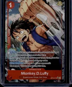 One Piece The Azure Sea’s Seven Monkey D Luffy OP14-013 SR Alt Art English - Image 1