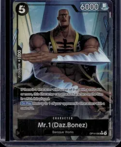 One Piece TCG OP14 Mr. 1 (Daz Bonez) Alternate Art OP14-090 NM - Image 1
