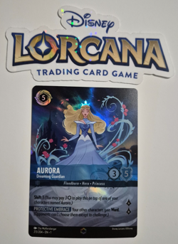 Disney Lorcana The First Chapter Enchanted Aurora Dreaming Guardian EN NM Rare - Image 1