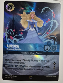 Disney Lorcana The First Chapter Enchanted Aurora Dreaming Guardian EN NM Rare - Image 2