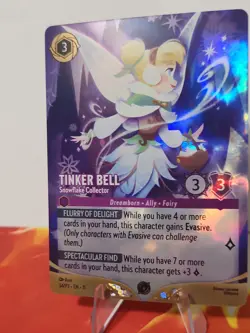 Tinker Bell - Snowflake Collector (Store Championship) 34 Disney Lorcana... - Image 1