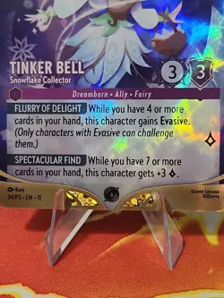 Tinker Bell - Snowflake Collector (Store Championship) 34 Disney Lorcana... - Image 3