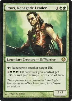 Ezuri, Renegade Leader: MtG Magic the Gathering Scars of Mirrodin Rare LP/MP - Image 1