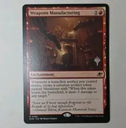 Weapons Manufacturing Edge of Eternities Magic The Gathering MTG M/NM Promo - Image 1