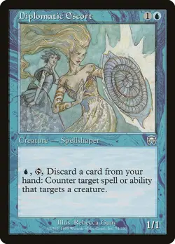 MTG Mercadian Masques --- DIPLOMATIC ESCORT --- Uncommon! NM! Magic Gathering! - Image 3