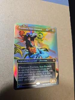 MTG Foil Pantlaza, Sun-Favored (Borderless) LCI #0020 - Image 2