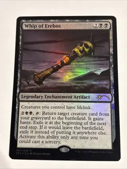 Moderatly Played, English - 1 x MTG Whip of Erebos - Clash Pack Foil Promotional - Image 1