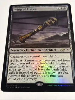 Moderatly Played, English - 1 x MTG Whip of Erebos - Clash Pack Foil Promotional - Image 2