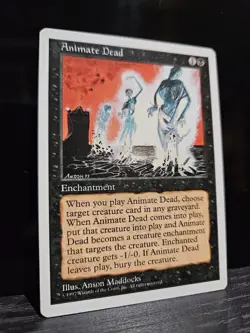 MTG Animate Dead - 5th Edition - Near Mint - Image 1