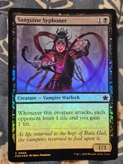Sanguine Syphoner FOIL (68/763) Foundations MTG Magic the Gathering - Image 1