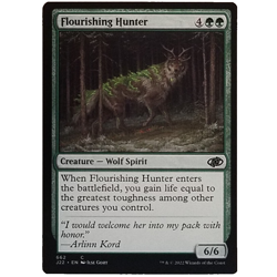 x1 Flourishing Hunter J22 MTG M/NM Common Green Creature Wolf Spirit TCG CCG - Image 1