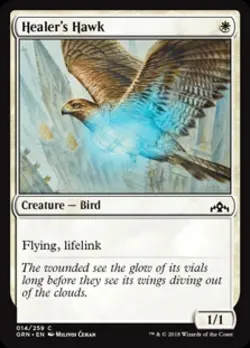 Healer's Hawk -Foil Medium Play MTG Guilds of Ravnica - Image 1