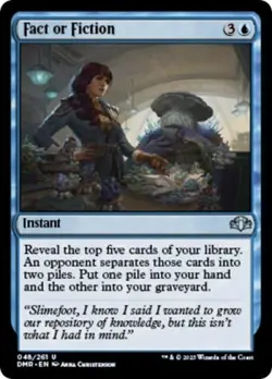 Fact or Fiction -Foil Near Mint MTG Dominaria Remastered - Image 1