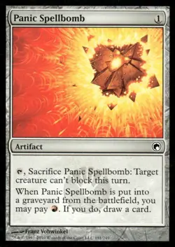 Panic Spellbomb Scars of Mirrodin MTG Magic the gathering card - Image 1