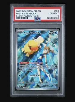 Misty'S Psyduck 193 Pokemon Dri En-Destined Rivals PSA 10 - Image 1
