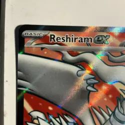 2025 Pokemon Reshiram EX 158/86 S&V White Flare Full Art Holo (Ultra Rare) - Image 2