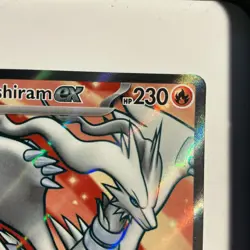 2025 Pokemon Reshiram EX 158/86 S&V White Flare Full Art Holo (Ultra Rare) - Image 3