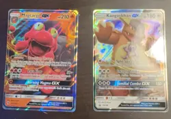 Pokemon TCG Magcargo GX 44/214 & Kangaskhan GX SM188 Holo Promo Lot (2) - Image 1