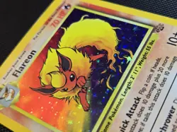 Pokemon TCG Flareon Holo Rare Card 3/64 Jungle Set 1999 Near Mint - Image 2