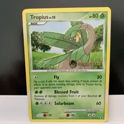 Pokemon Card Prerelease Tropius 52/111 Rising Rivals Pre-Release Promo NM - Image 3