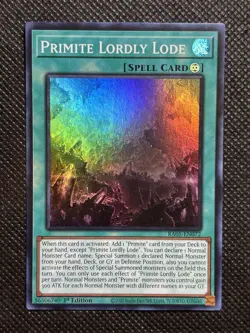 YuGiOh! - Primite Lordly Lode RA05-EN072 Super Rare 1st Edition Near Mint - Image 1
