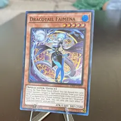 Konami Yu-Gi-Oh! Dracotail Faimena RA05-EN035 Super Rare Foil 1st Ed - Image 1