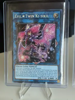 Konami Yu-Gi-Oh! BLCR Evil Twin Ki-sikil + Lil-la Secret Rare 1st Edition - Image 2