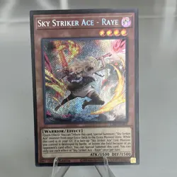Yu-Gi-Oh! Konami Sky Striker Ace - Raye L2GD-ENS01 Secret Rare Holo 1st Ed - Image 1
