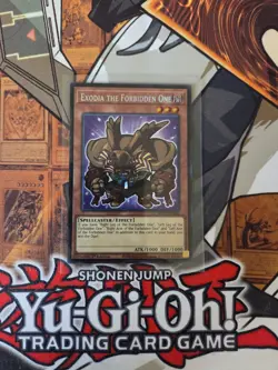 YUGIOH EXODIA THE FORBIDDEN ONE BLGG-EN002 SECRET 1ST ED NM CHIBI - Image 1