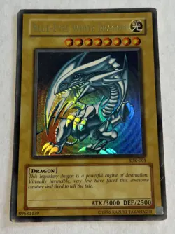 Yu-Gi-Oh! Blue-Eyes White Dragon SDK-001 Ultra Rare Unlimited English Holo - Image 2