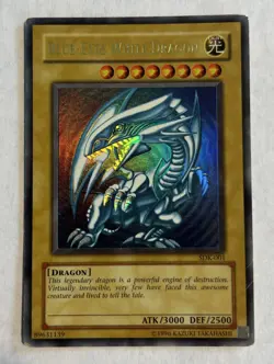 Yu-Gi-Oh! Blue-Eyes White Dragon SDK-001 Ultra Rare Unlimited English Holo - Image 3
