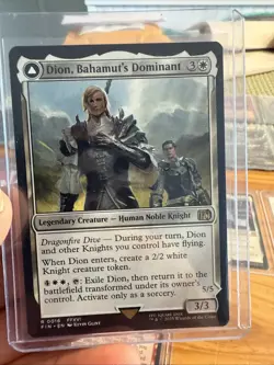 Mtg. Dion, Bahamut's Dominant. Final Fantasy. Pack Fresh - Image 1