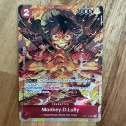 Monkey D Luffy - OP01-024 - AA SR Alt Art Super Rare -Romance Dawn One Piece TCG - Image 1