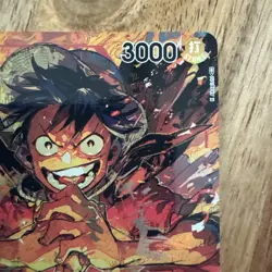 Monkey D Luffy - OP01-024 - AA SR Alt Art Super Rare -Romance Dawn One Piece TCG - Image 3