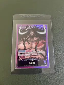 One Piece Kaido Alt Art Leader ST04 Animal Kingdom Pirates English - Image 1