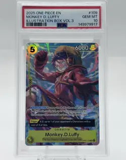 ALL PSA 10 Sequenced One Piece Illustration Box Vol 3 & Vol 4 Promo Set - Image 2