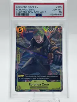 ALL PSA 10 Sequenced One Piece Illustration Box Vol 3 & Vol 4 Promo Set - Image 3