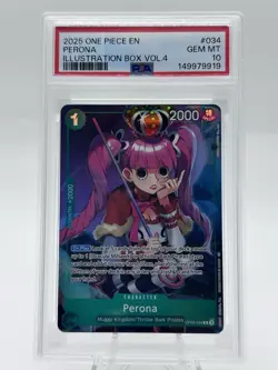 ALL PSA 10 Sequenced One Piece Illustration Box Vol 3 & Vol 4 Promo Set - Image 4