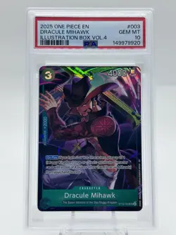 ALL PSA 10 Sequenced One Piece Illustration Box Vol 3 & Vol 4 Promo Set - Image 5