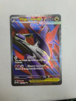 Mega Latias ex Pokemon Mega Evolutions 163/132 NM In Hand Ready To Ship NM - Image 1